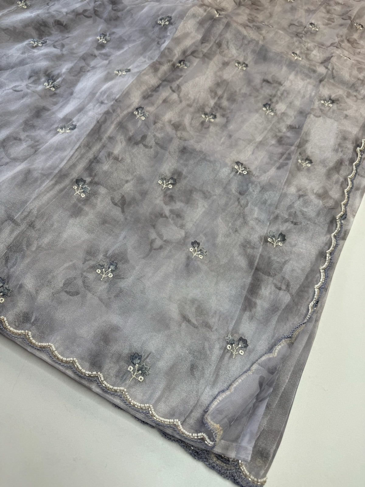 Tissue Organza Saree/ RKF14