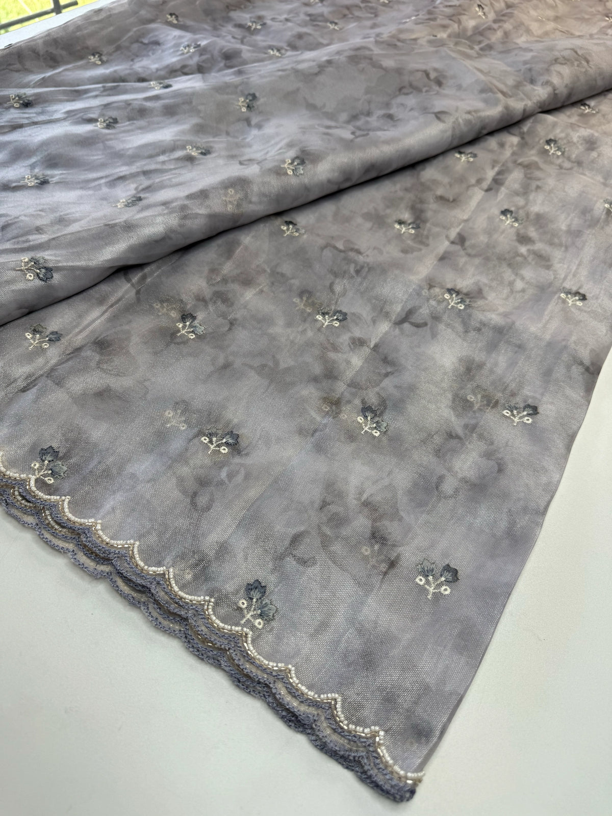 Tissue Organza Saree/ RKF14