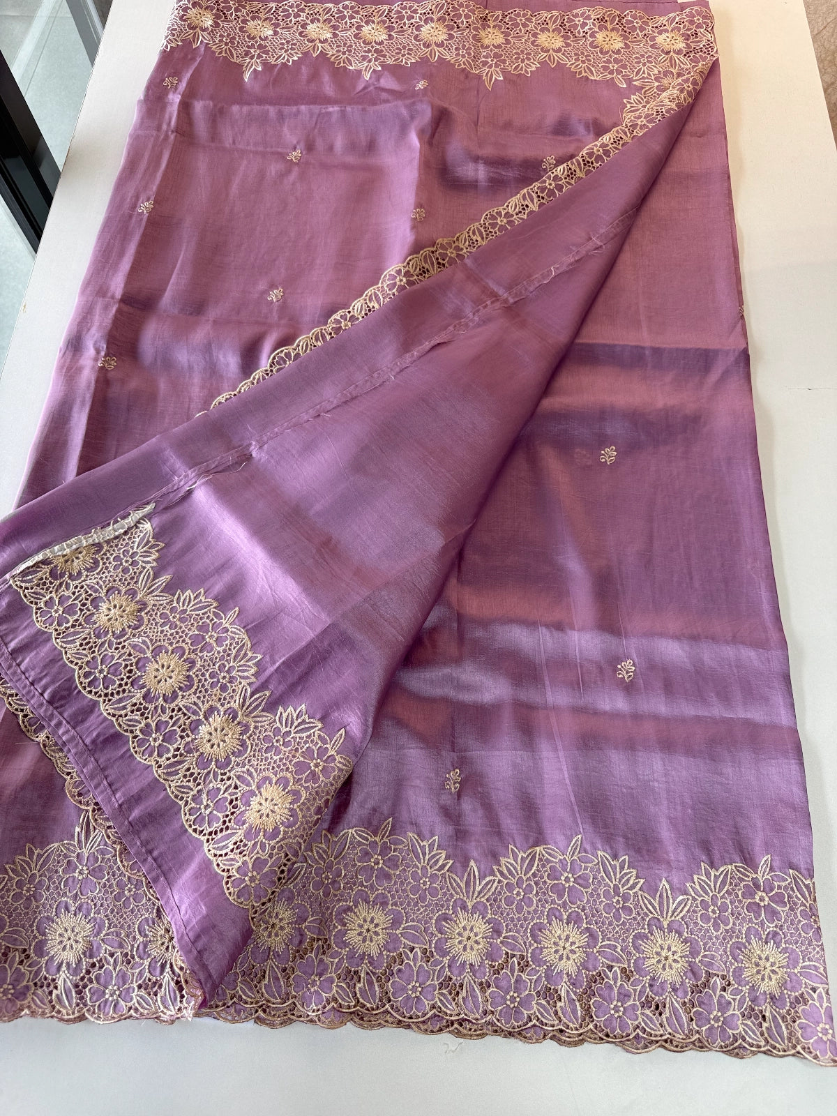 Crushed Organza Saree/ WS99