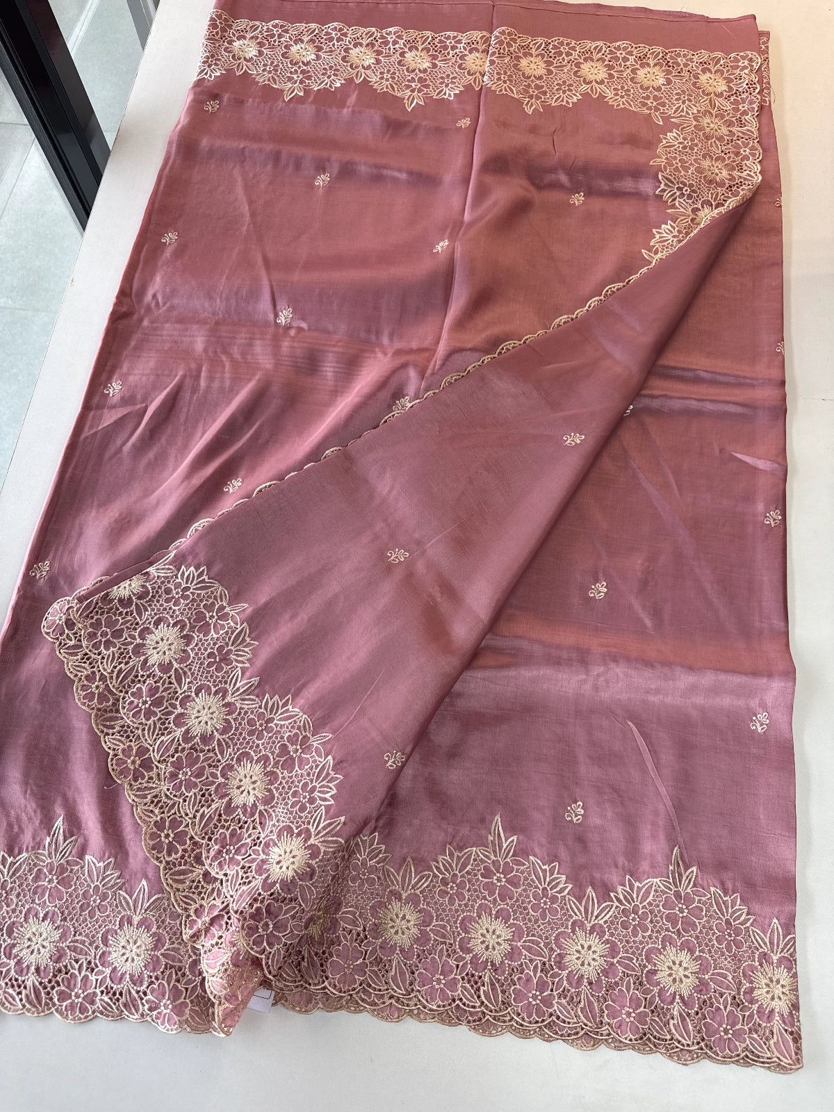 Crushed Organza Saree/ WS99