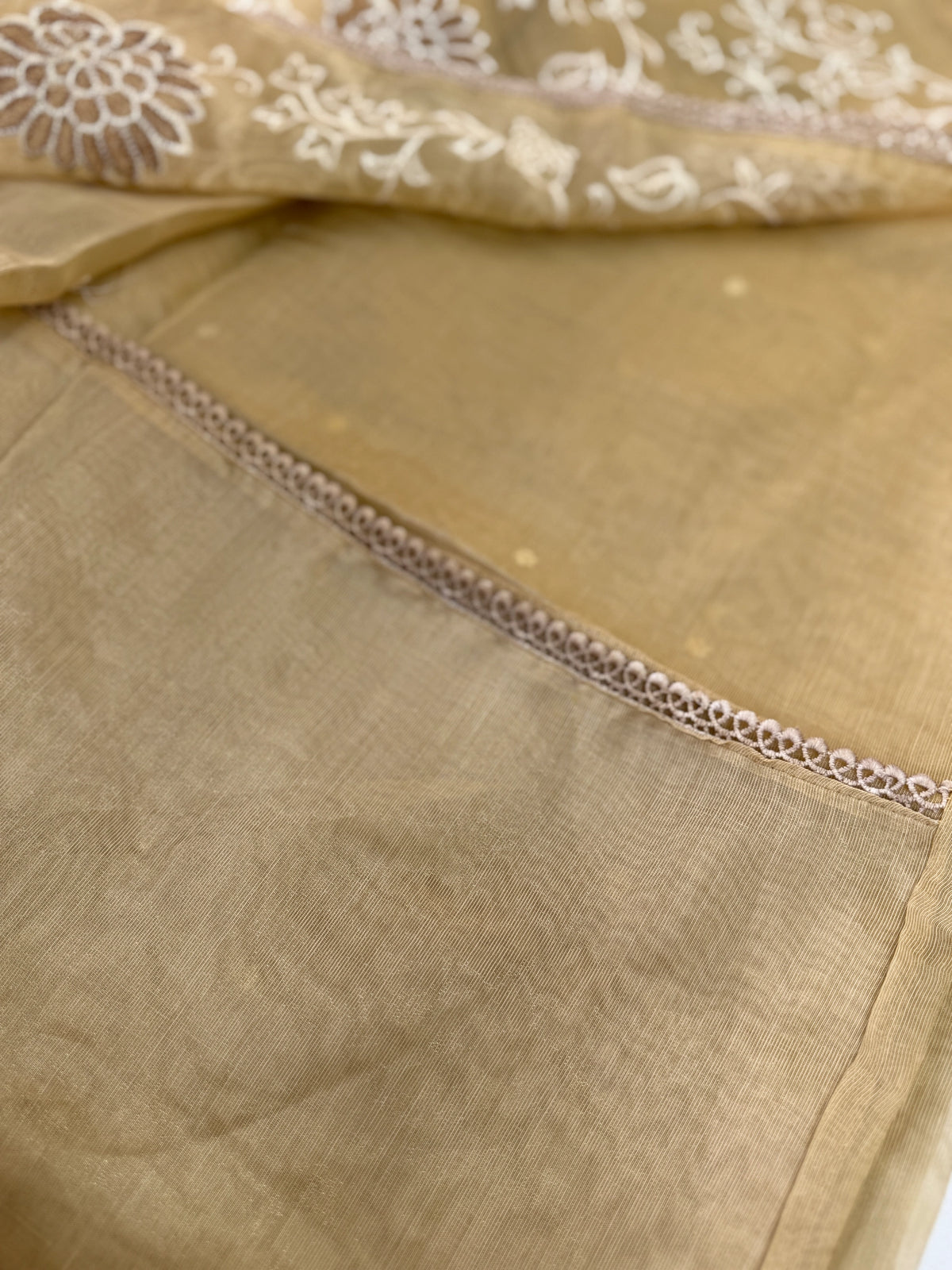 Tissue Chanderi Blended Saree/ 857E