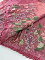 Crushed Organza saree/ 1036C