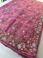 Organza Saree/ H100