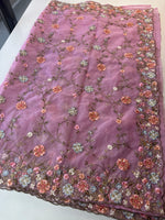 Organza Saree/ H100
