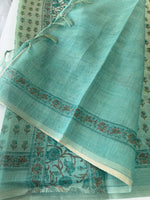 Tissue Linen Saree / S5058