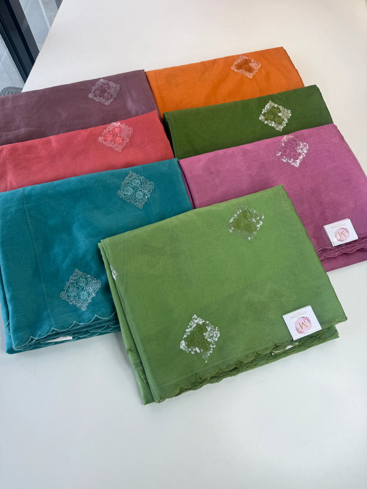 Soft organza saree/ Cw378