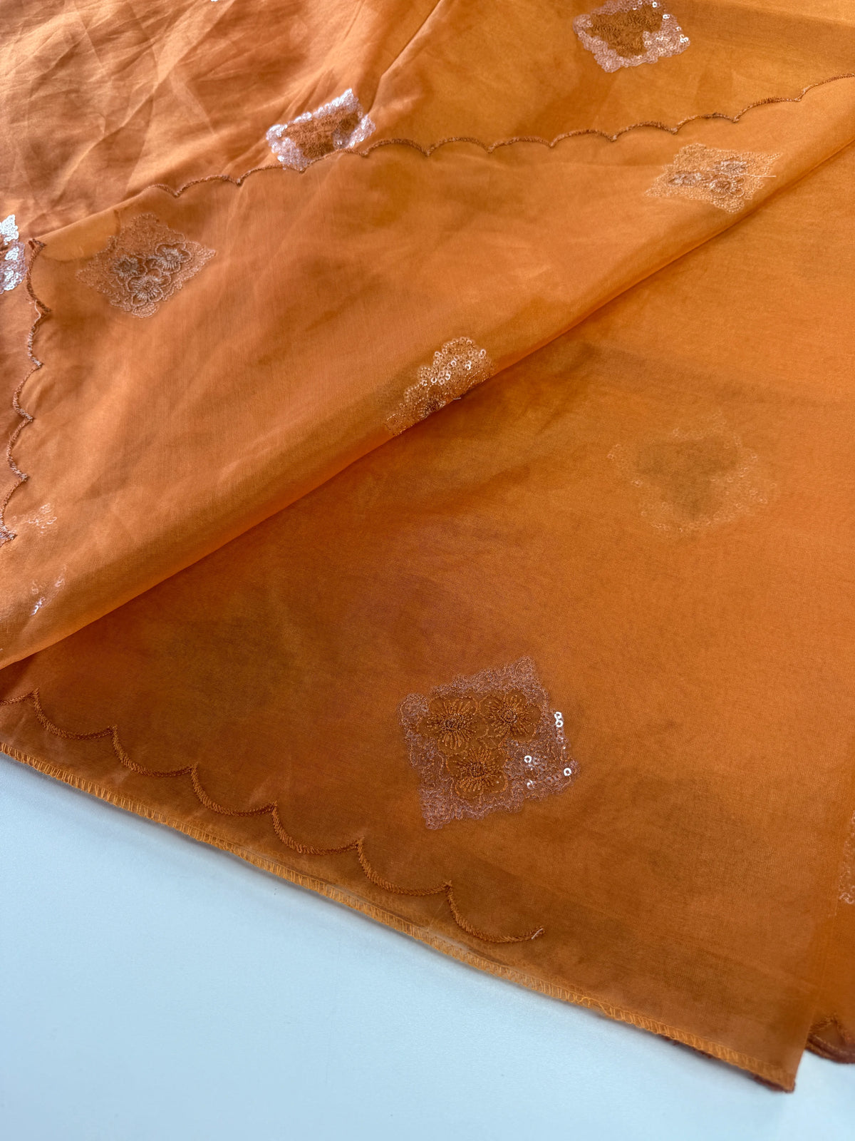 Soft organza saree/ Cw378