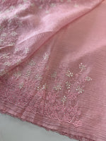 Crushed Crape Saree/ HW456