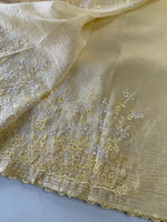Crushed Crape Saree/ HW456
