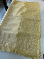 Crushed Crape Saree/ HW456
