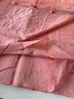 Crushed Chanderi silk cotton saree/ SR23517