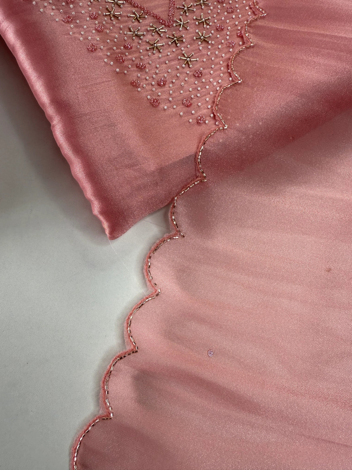 Unstitched Tissue Organza Salwar Set / S1252