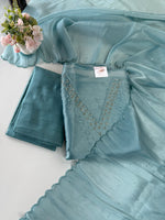 Unstitched Tissue Organza Salwar Set / S1252