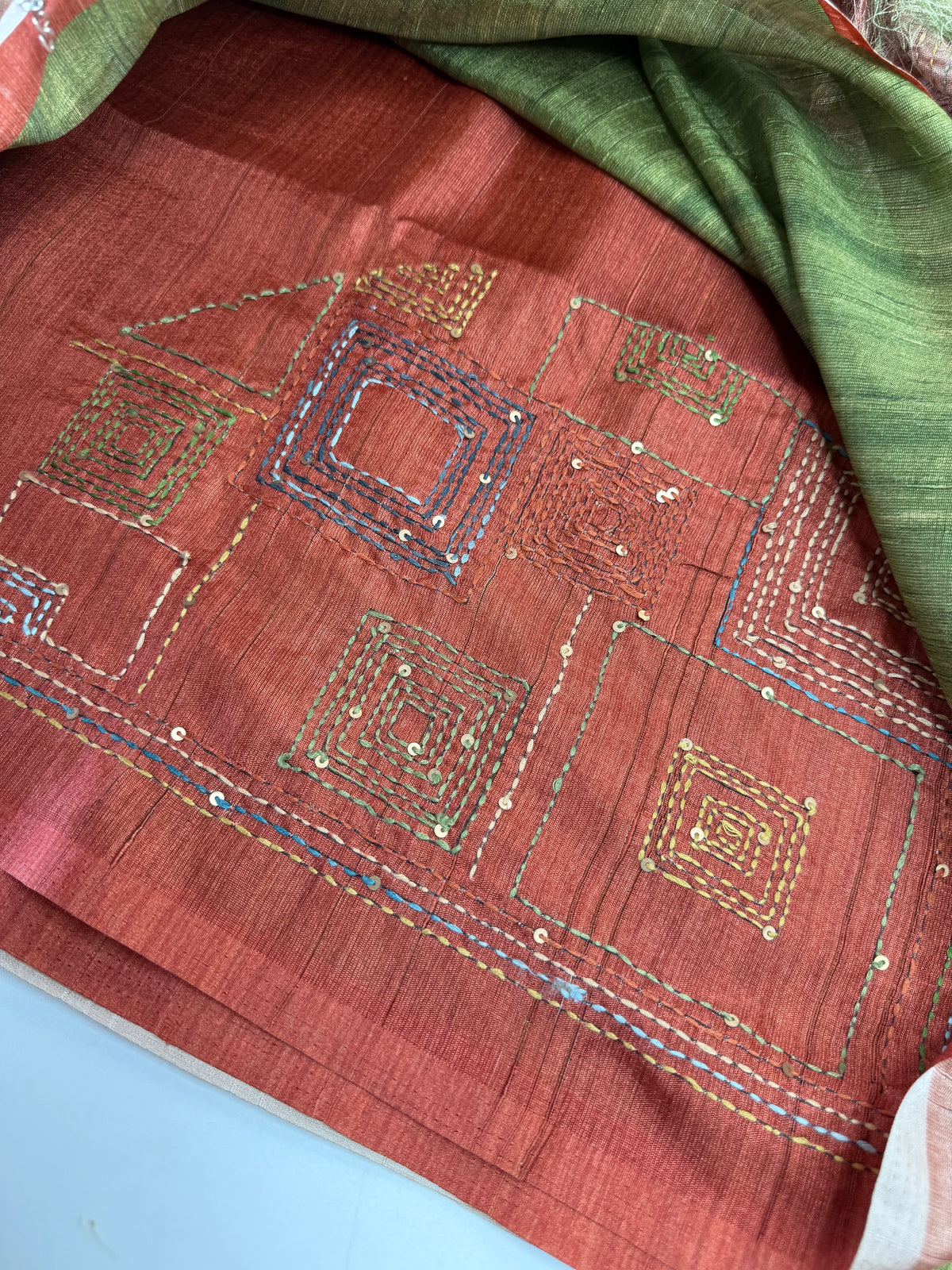 Semi silk saree/ 605G