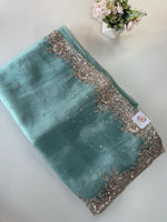 Glass organza Saree/ MC811