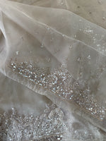 Glass organza Saree/ MC811