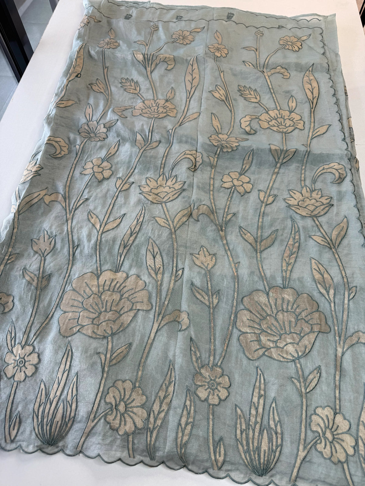 Tissue Georgette Saree/ WS58