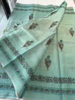 Tissue Linen Saree/ S15051