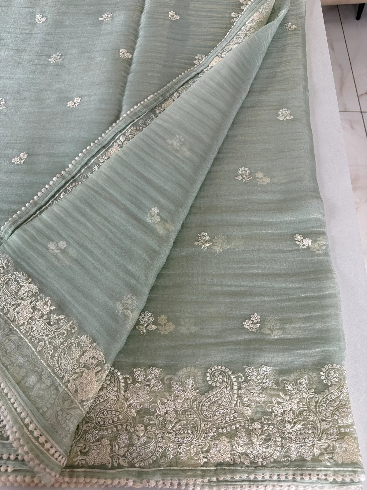 shimmer crushed georgette / BL479