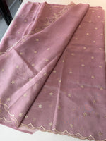 Chanderi Tissue Blend saree/ RF54