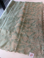 Chanderi Tissue Blend saree/ RF54