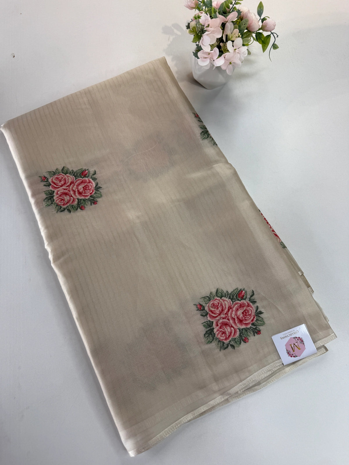 Tissue Chanderi blend saree / CW562