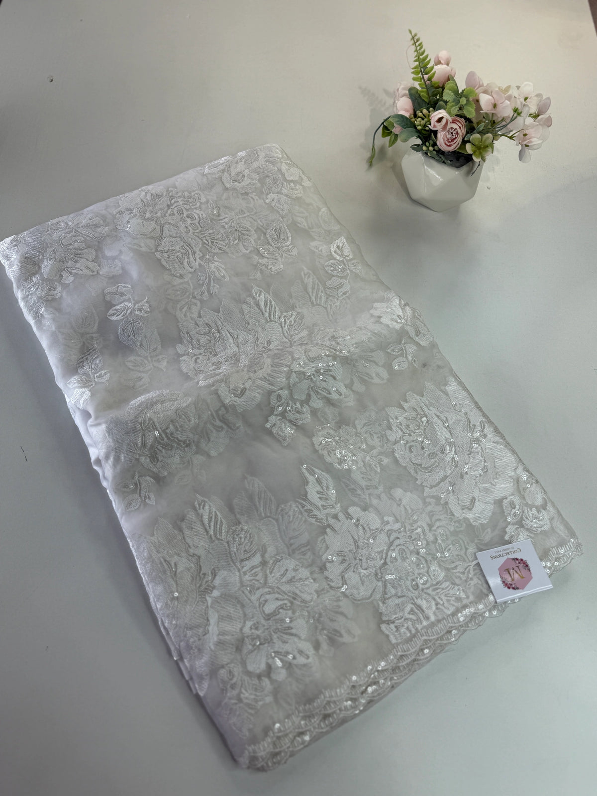 Fancy soft organza Saree/ MC65
