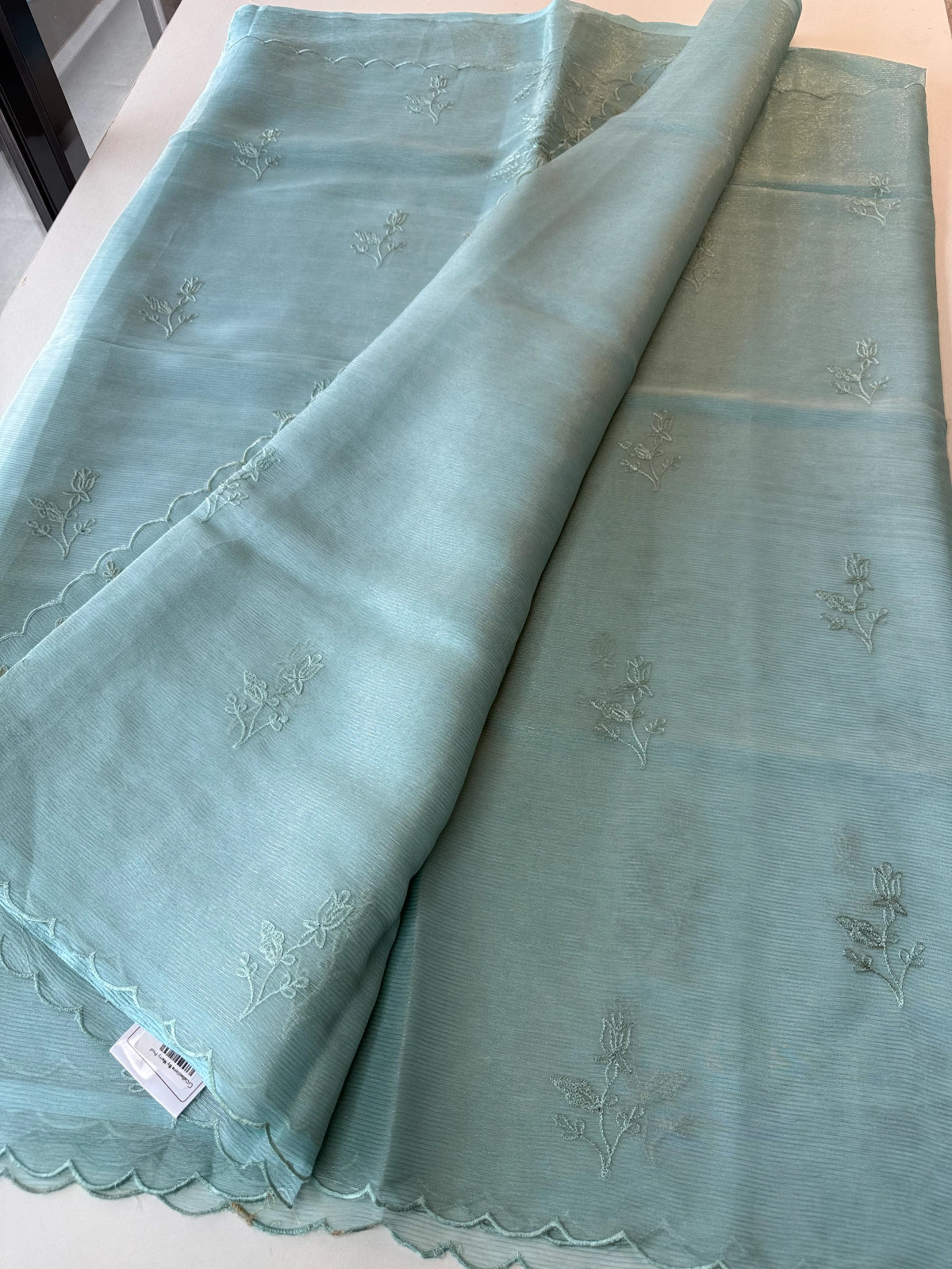 Chanderi Organza blend Saree / AWS81