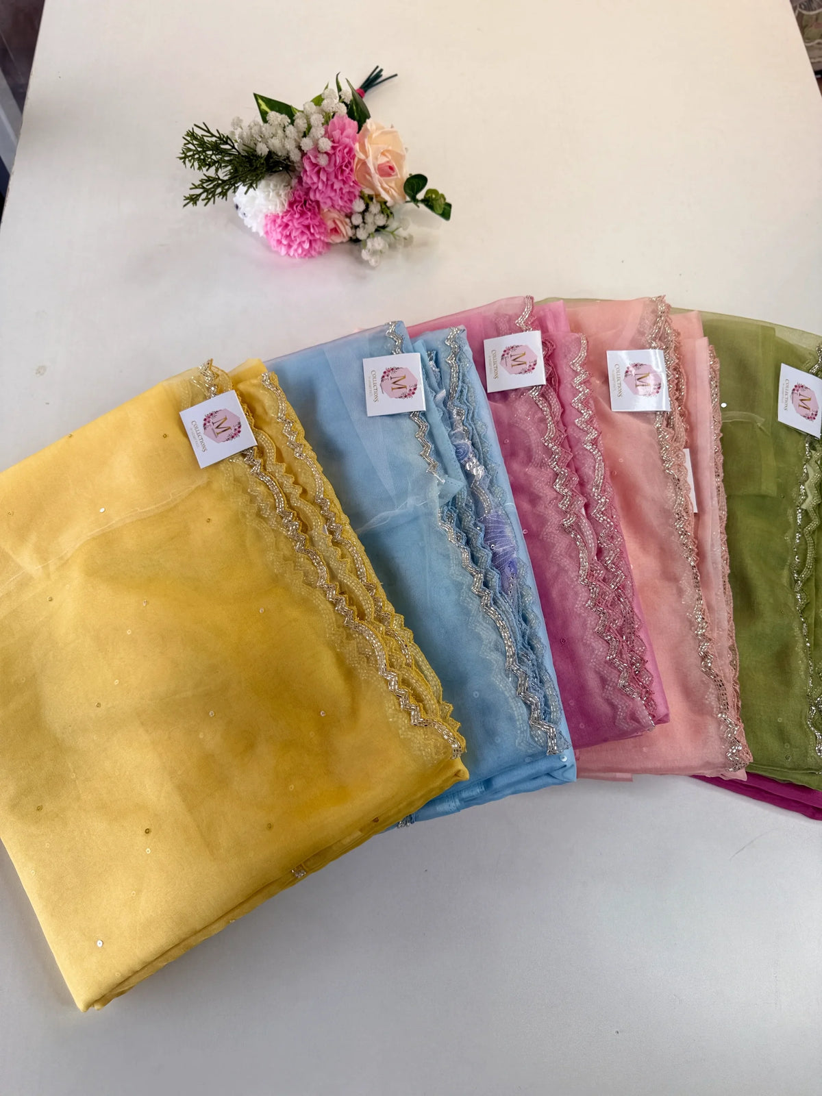 Soft organza saree/LK88