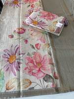 Soft Semi Tussar Saree / AD07