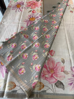 Soft Semi Tussar Saree / AD07