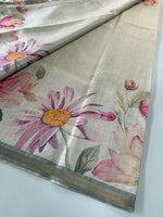 Soft Semi Tussar Saree / AD07