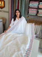 Crushed crapeSaree/ HW161