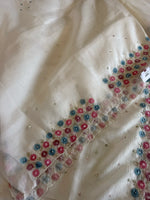 Crushed crapeSaree/ HW161