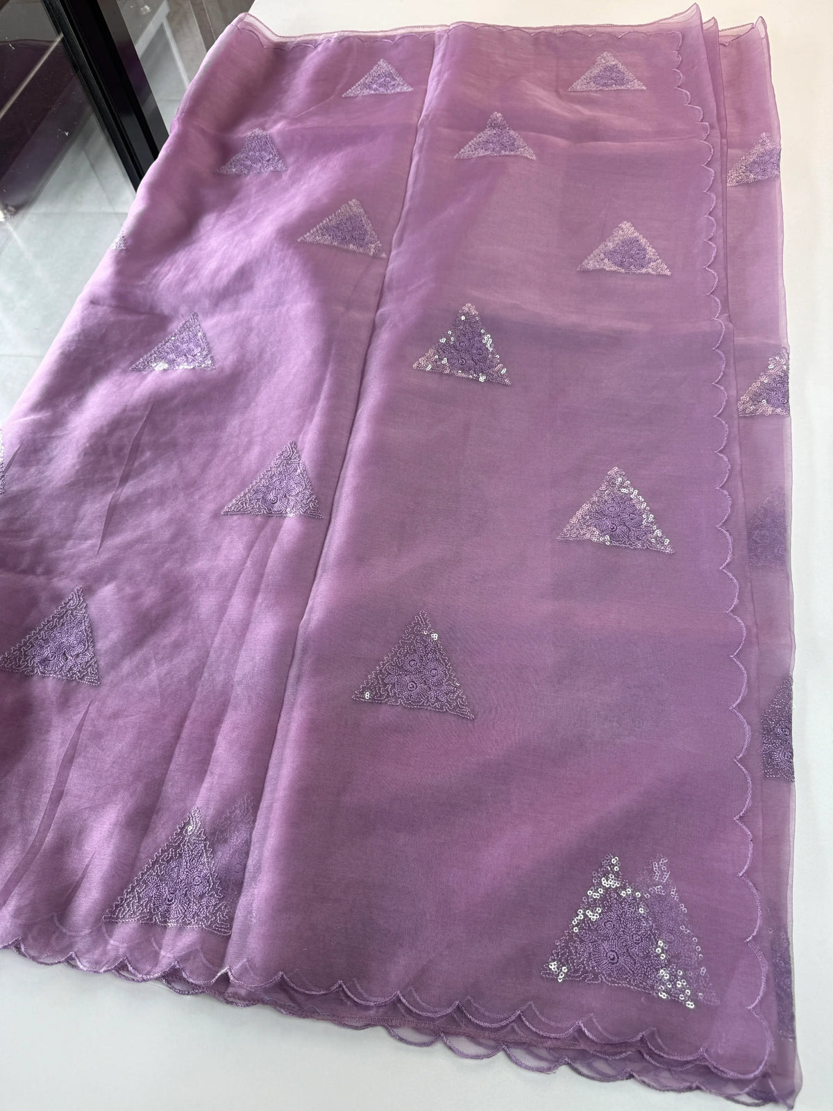 Soft organza saree/ CW375