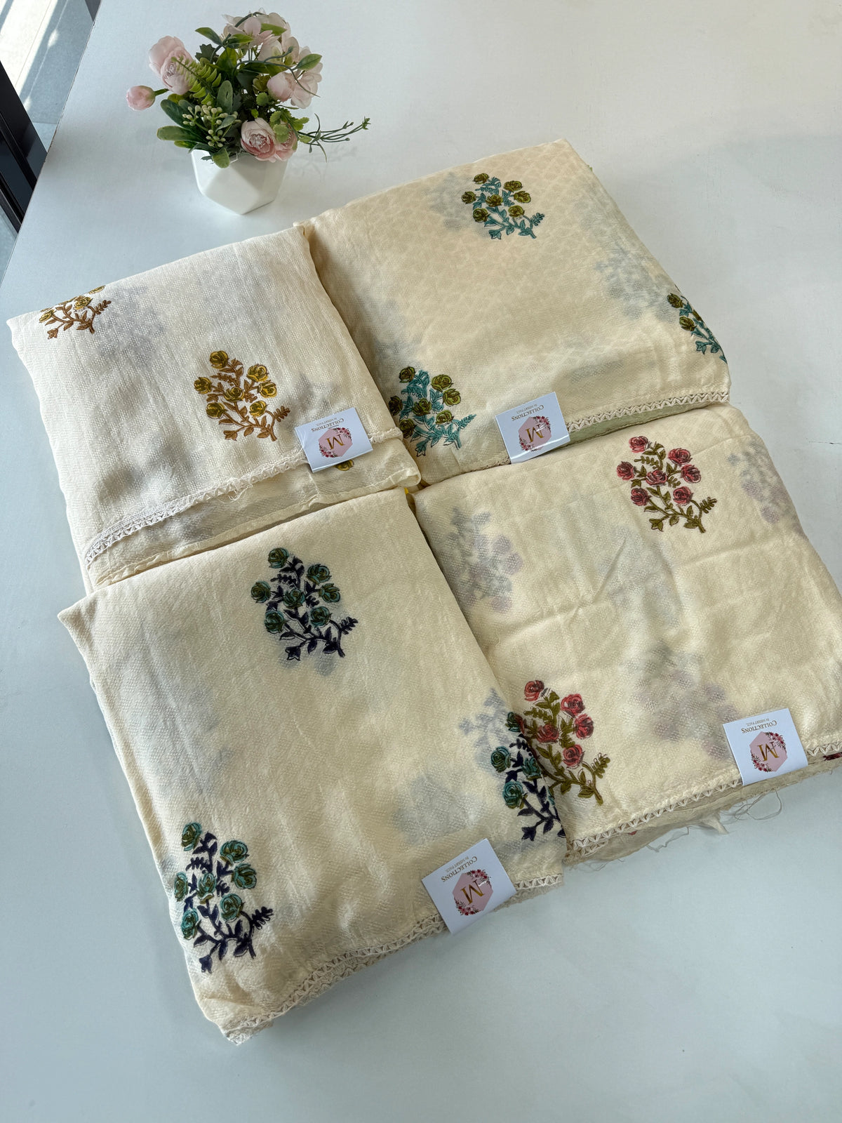 Muslin cotton unstitched salwar set / NC101
