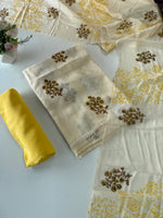 Muslin cotton unstitched salwar set / NC101