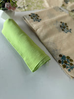 Muslin cotton unstitched salwar set / NC101