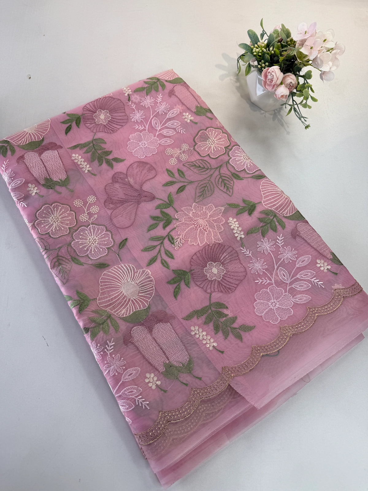 Organza Saree/ 1068