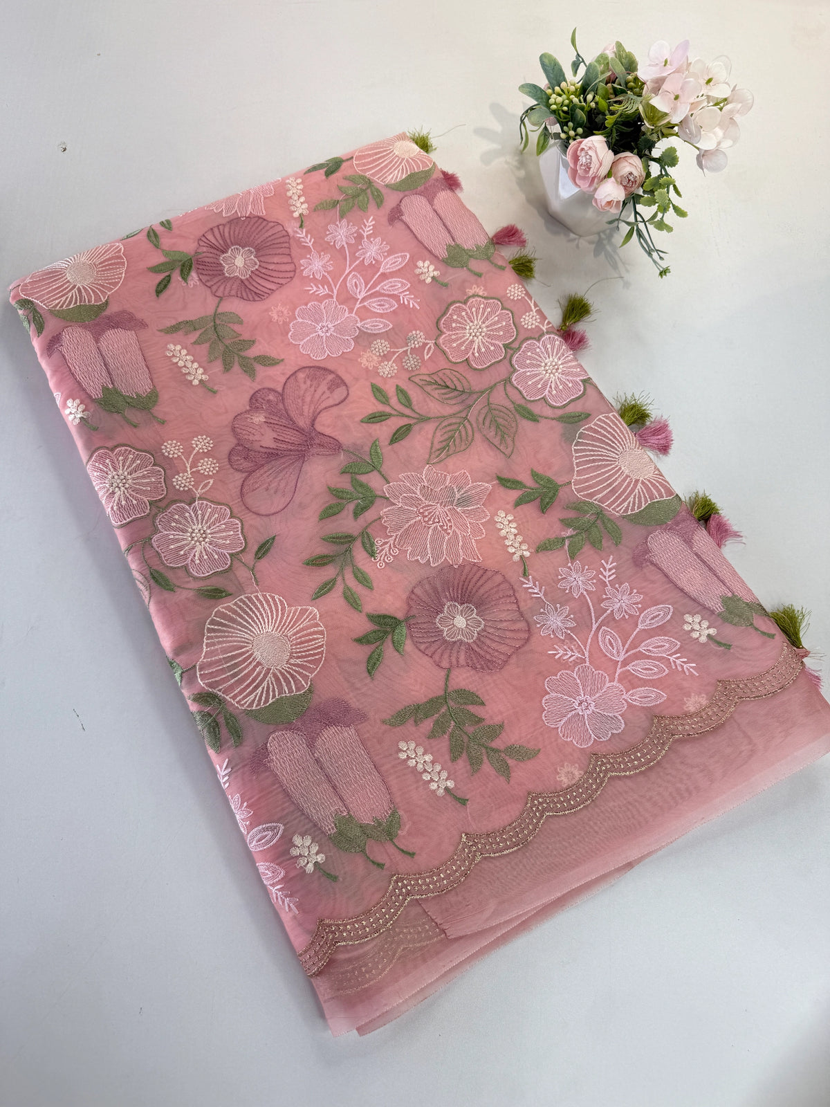 Organza Saree/ 1068