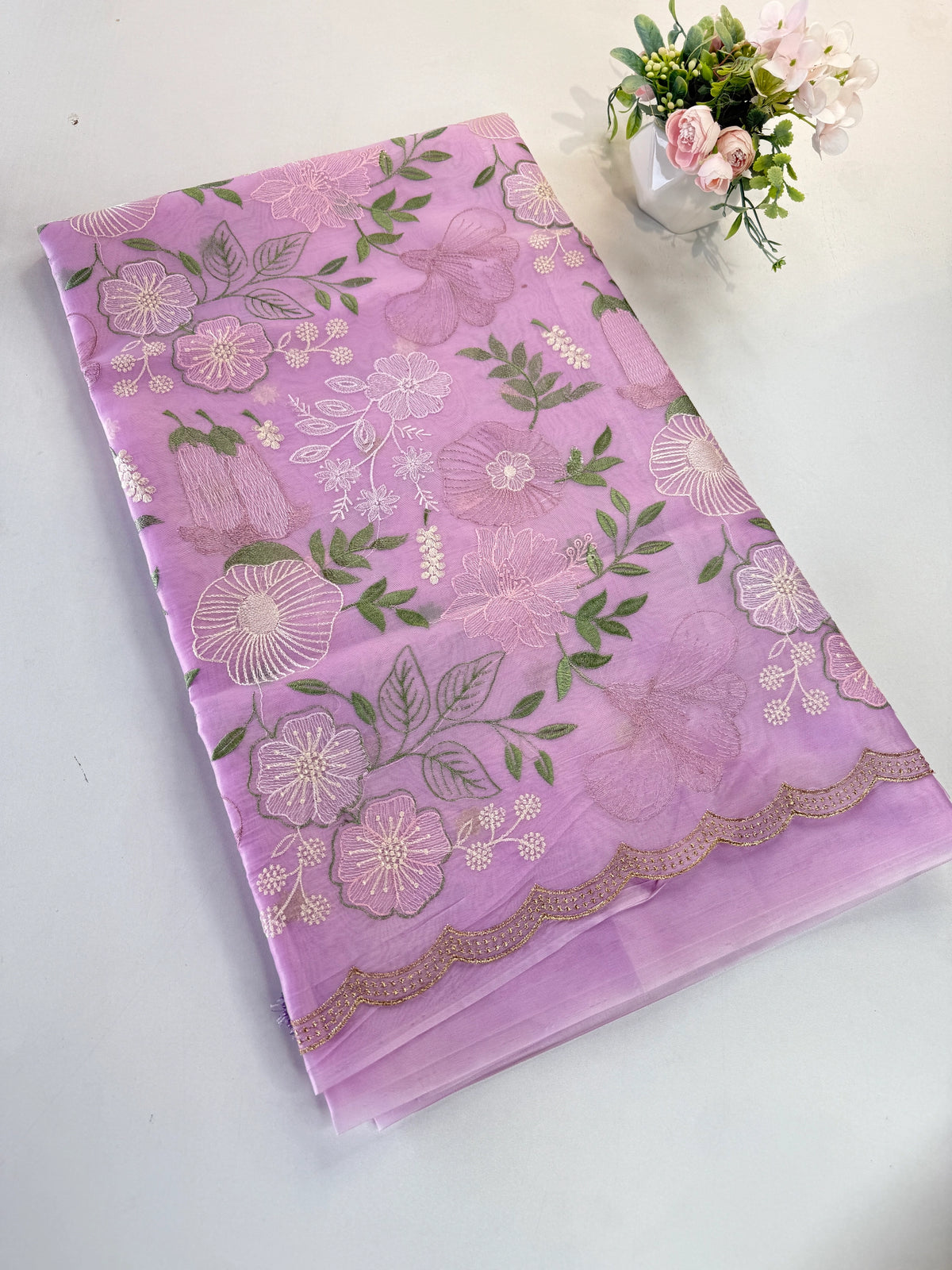 Organza Saree/ 1068