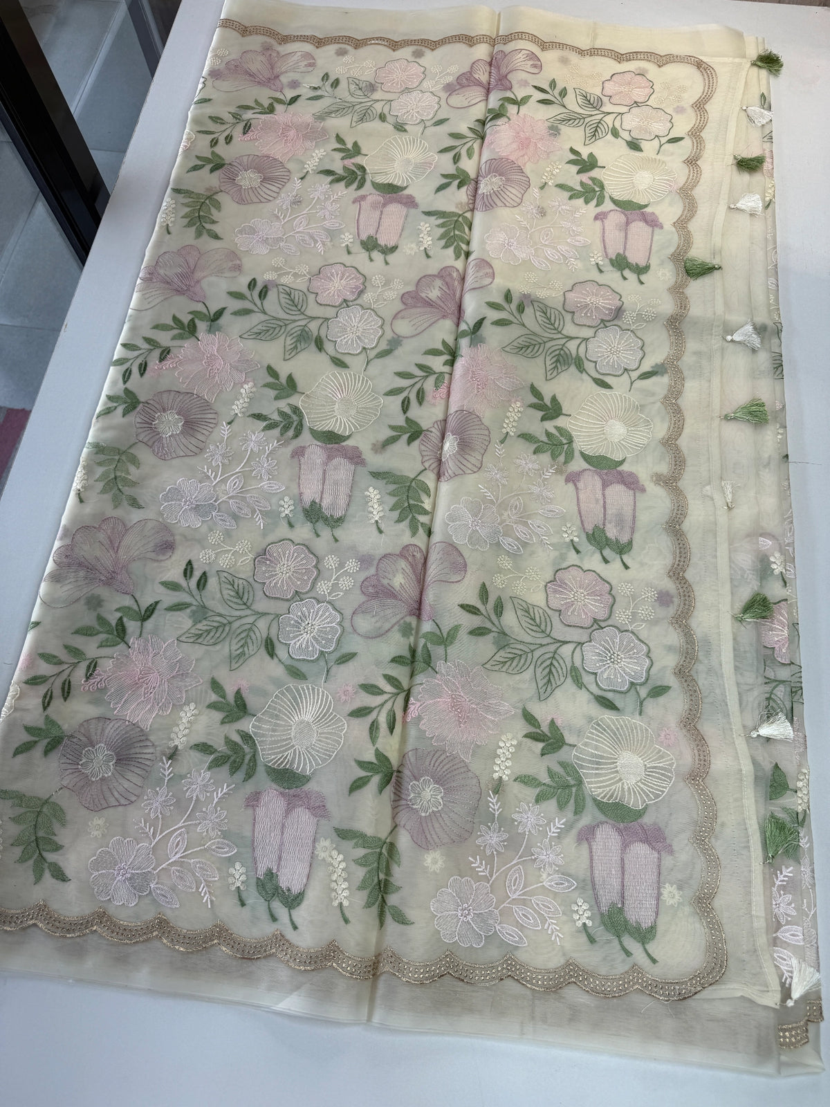 Organza Saree/ 1068