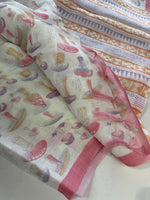 Linen cotton Saree / 620D