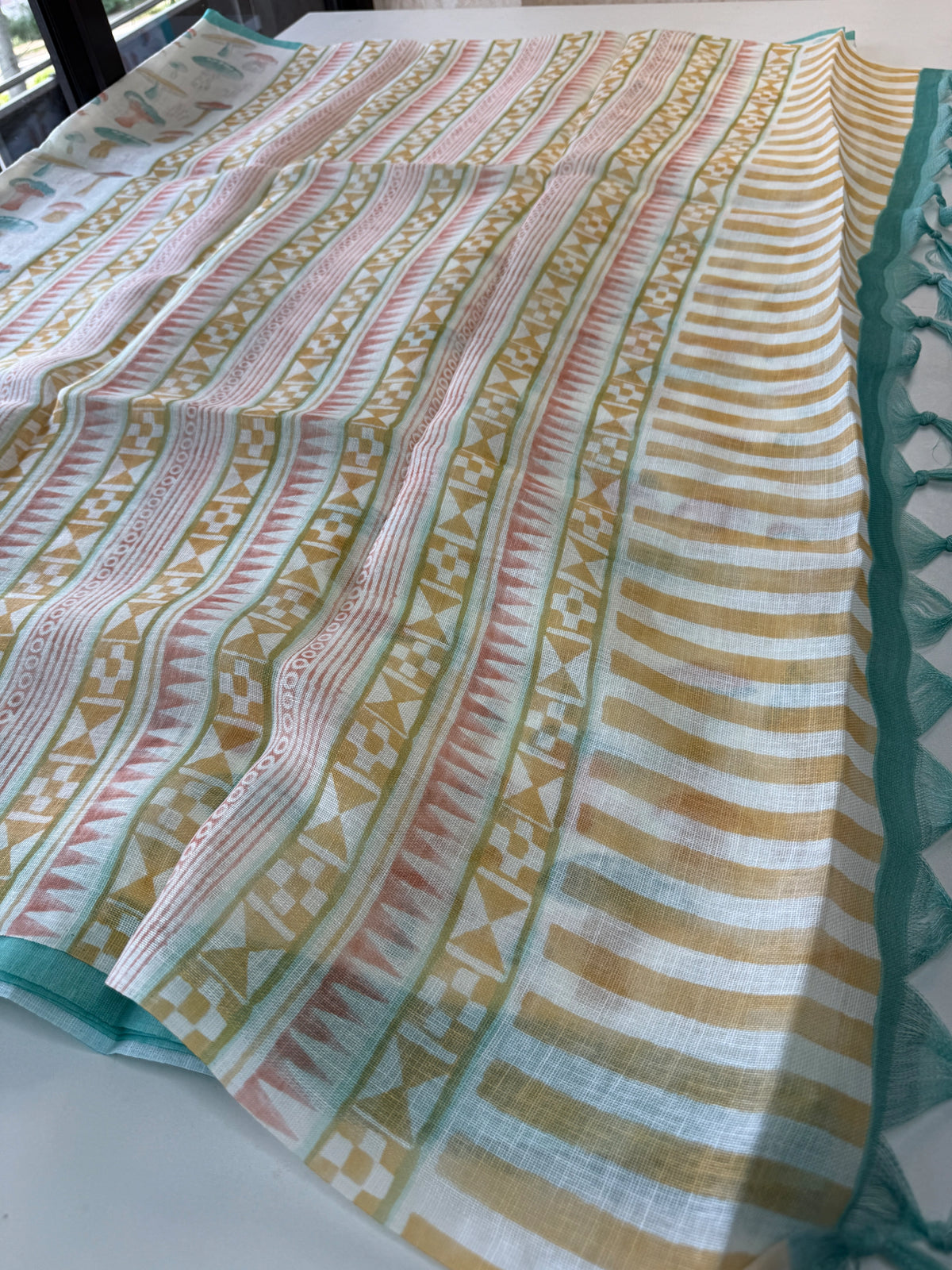 Linen cotton Saree / 620D