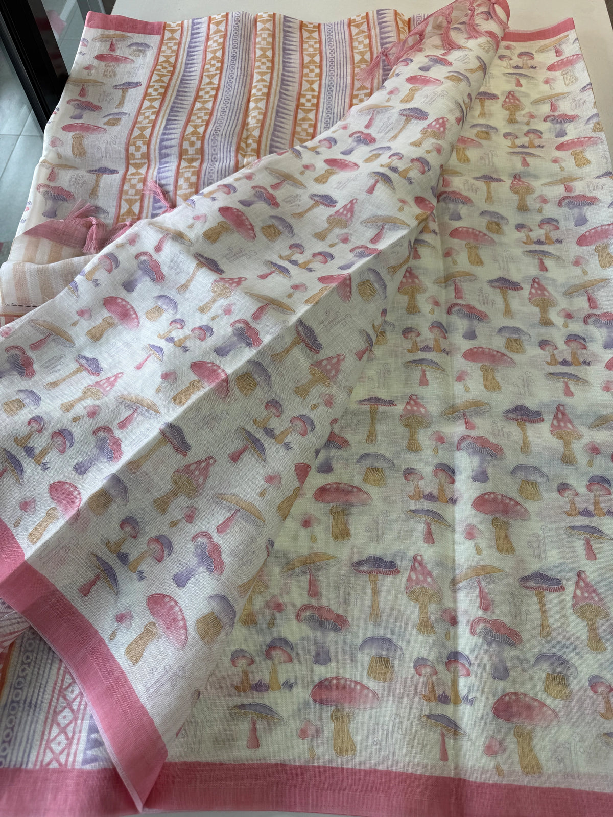 Linen cotton Saree / 620D