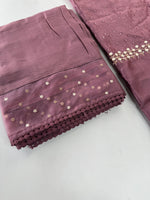Pure Chanderi unstitched salwar set /NC117