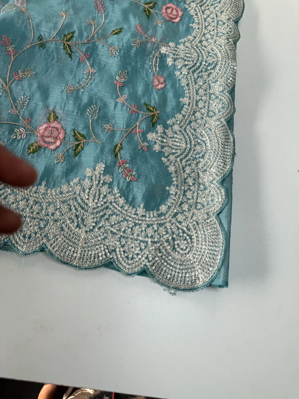 Crushed Crape Saree/ SC75