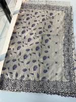 Raw cotton cutwork Saree/Rw38