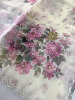 Glass Organza Saree/ 5409