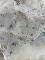 Glass Organza Saree/ 5409
